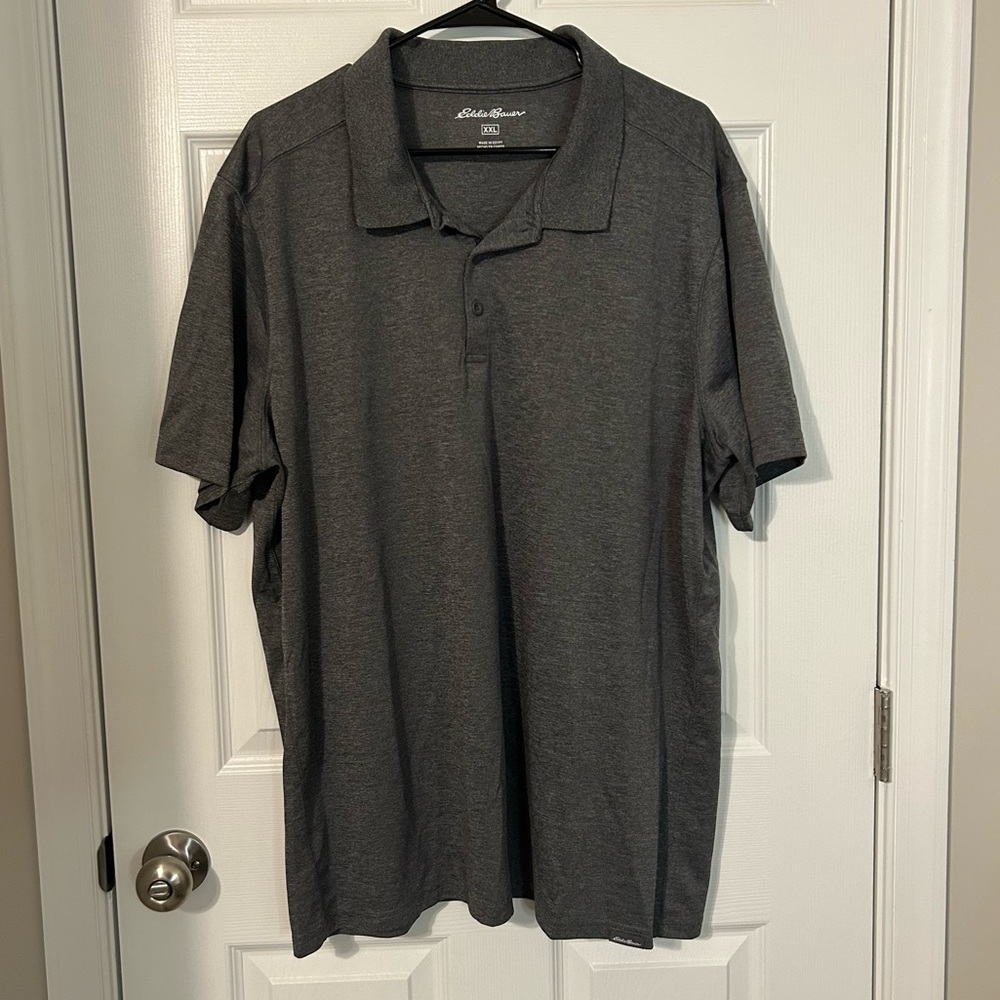 Eddie Bauer Polo, Gray XXL - Picture 2 of 6